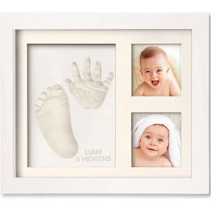 Baby Hand and Footprint Kit - Baby Footprint Kit - Baby Keepsake (Alpine White)